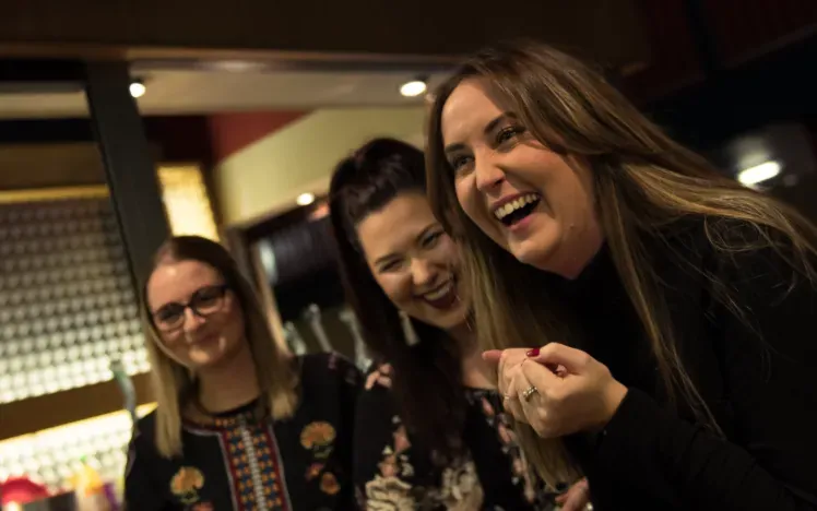 Guests at Sunderland Greyhounds enjoying their evening